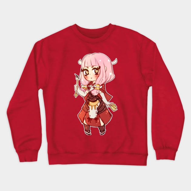 Little Mitama Crewneck Sweatshirt by lythweird